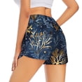 thumbnail image 4 of Picia Mystical Underwater Coral Scene Pattern Women's 2 in 1 Athletic Running Shorts High Waisted Workout Casual Gym Sweat Shorts with Comfy Liner Zipper Pockets-Small, 4 of 9