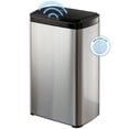 thumbnail image 1 of Magma Life Bote de Basura con Sensor de Acercamiento Smart Bin, Capacidad de 50L, Acero Inoxidable Antihuellas, Cierre y Apertura Suave, Automática y Manual, Base Antideslizante, Anillo Sujetabolsas, 1 of 9