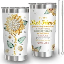 Best Friend Birthday Gifts for Women Tumblers 20oz - Best Friend Coffee Mug Gifts - Friendship Bestie Gifts for Female Cup - Unique Gift Ideas for Best Friend - Work Bestie Gifts for Women
