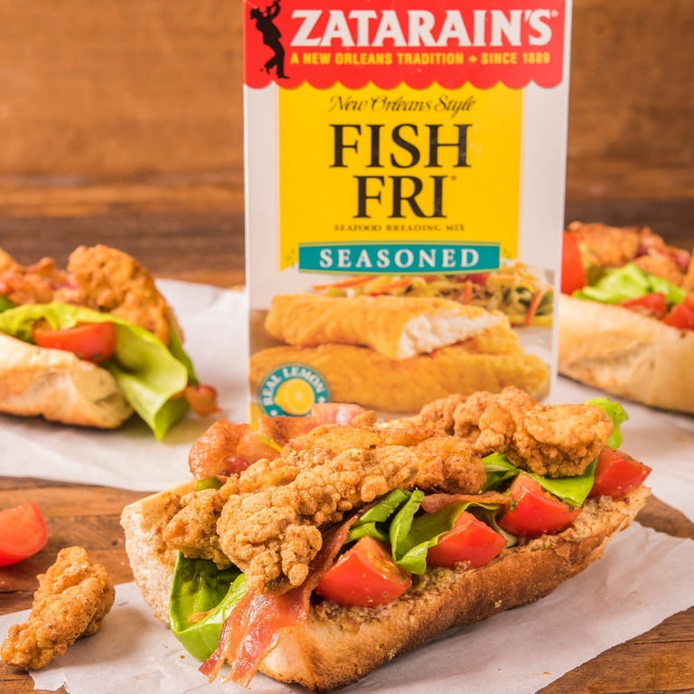 Zatarain's Louisiana Style Seasoned Fish Fry Coating, Shrimp
