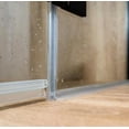 thumbnail image 4 of Frameless Shower Door Bottom Seal for 3/8 In. Thick Glass Doors – Stop Shower Leaks and Create a Water Barrier, 36 In., Clear Vinyl (2-Pack), 4 of 6