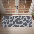 thumbnail image 2 of White and Black Of Leopard Print Door Rugs,Washable Non Slip Door Mats Indoor,Decorative Door Mats,Entry Mat Indoor for Entrance,Bedroom,Kitchen,Bathroom,16"x47", 2 of 6