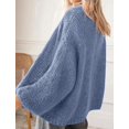 thumbnail image 4 of BTFBM Cardigan Sweaters for Women Fall Fashion Clothes | No Button No Pocket Design, Chunky Knit Open Front Cardigans, Ribbed Cuff Long Sleeve Sweater, Loose Winter Coat Clothing, 4 of 9