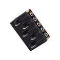 thumbnail image 1 of Ultra Low Noise 4 Channel Line Mixer 4 Stereo Channel Mini Stereo Passive Mixer No Need External Power Supply, 1 of 8