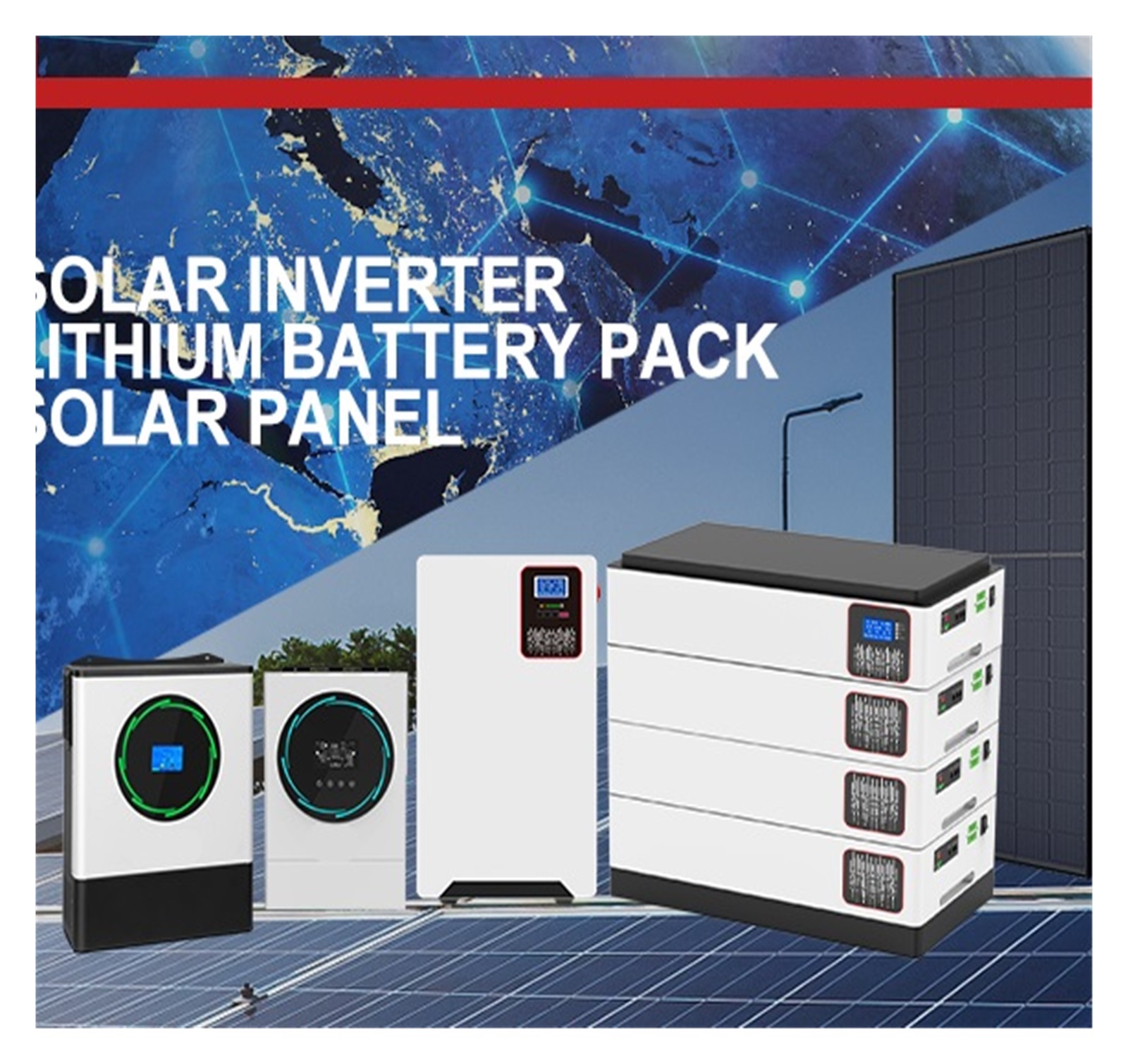 5Kw Hybrid Solar Inverter 3Kw 5.5kw 100A