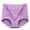 Purple, variant on Bigersell Training Underwear Clearance Womens Cotton Underwear Period Panty Style P-1823 Spandex Shaping Panties Bikini Thongs Briefs High Waist Women's Panties Dark Blue L