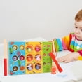 thumbnail image 4 of Fishing Game Clamp Worm Multifunctional Recognition Learning Development Playset Colourful Montessori Toys for Toddlers Salvador Rompecabezas educativo, 4 of 10