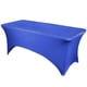thumbnail image 1 of OutdoorLines Manteles ajustados Manteles azules para mesa rectangular de 6 pies - Funda elástica de licra para mesa de masaje, 1 of 5