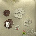 thumbnail image 3 of DIY Acrylic Wall StiforCKer 3d Mirror Art Flower Removable Wall Decoration, 3 of 7