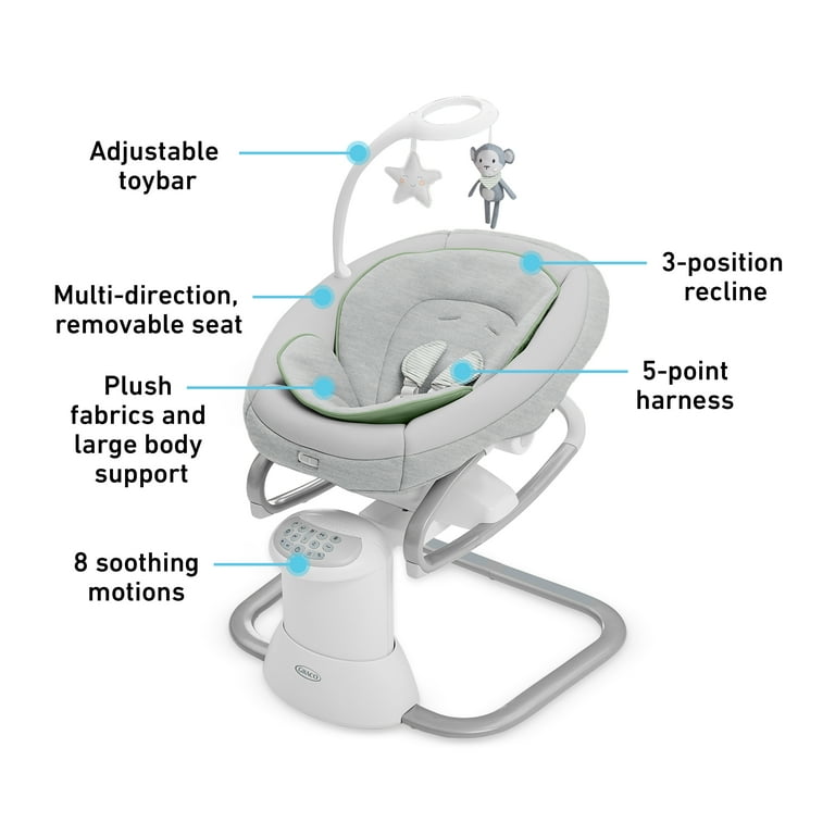 Graco Soothe My Way Swing with Removable Rocker Madden