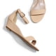 thumbnail image 3 of Sandalias de cuña bajas Ingrid Nude Nubuck para mujer de DREAM PAIRS, 3 of 7
