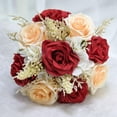thumbnail image 4 of Ramo de novia artificial con cinta para boda. rojo-1, 4 of 7