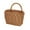 Brown, variant on Imitation Rattan Woven Storage Basket Wall Hanging Basket for Kitchen Bathroom Living Room Decorative Plastic Basket for Toilet Paper Towels Cosmetics Small Items 7.1x4.9x5.1 Inch Brown Organizer