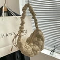 thumbnail image 2 of Bolso de mano acolchado para mujer, bolso de hombro acolchado ligero, bolso de mano acolchado tipo hobo 2023, bolso acolchado con pliegues en forma de nube, 2 of 5