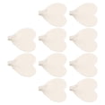 thumbnail image 2 of Wosthever Ganchos de pared multiusos de 10 piezas: adecuados para todos los entornos Fácil de instalar Gancho lindo en forma de corazón Decoración del hogar blanco, 2 of 6