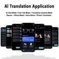 thumbnail image 5 of AI Translation Smart Glasses with 164+ Language, Bluetooth Glasses with Photochromic Lenses for Men&Woman, Ideal Gift for Office/Travel, 5 of 8