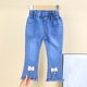 thumbnail image 3 of Pantalones vaqueros largos para niños, ropa para niñas, pantalones vaqueros de primavera, moda para niños grandes, pantalones ajustados de estilo occidental para niñas, pantalones vaqueros para niñas, 3 of 8