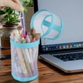 thumbnail image 6 of Matoen Mesh Transparent Cylindrical Pencil Case - Large Capacity Round Stationery Organizer for Desk & University, Durable Gauze with Stylish Design - Perfect for Juniors, Teachers & Office Use, 6 of 6