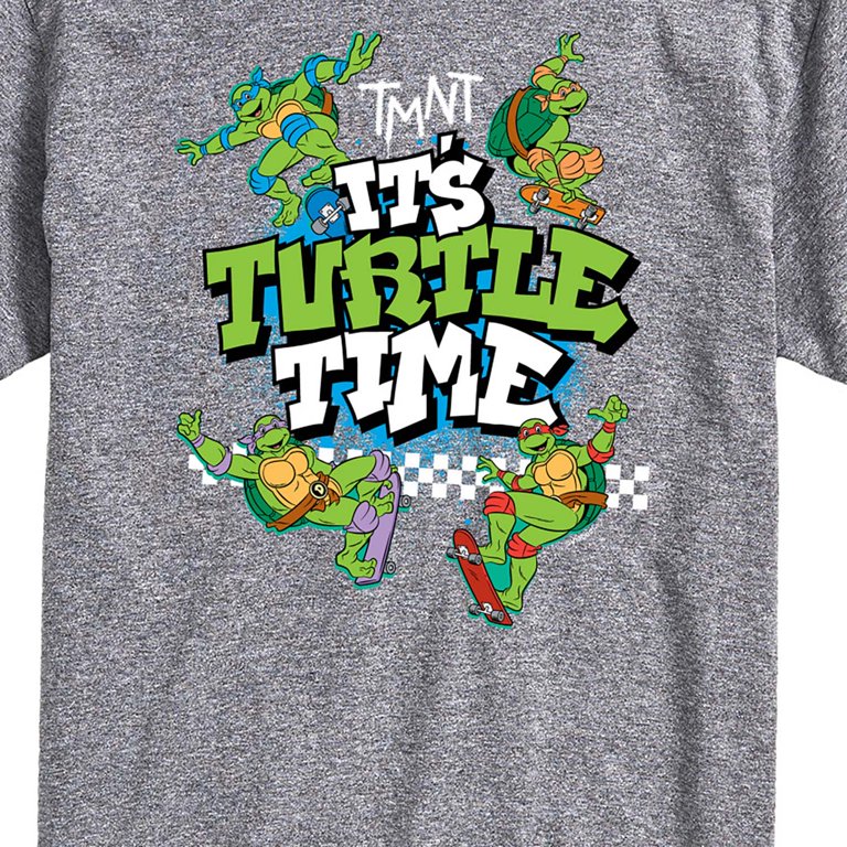 Teenage Mutant Ninja Turtles TMNT Short Sleeve T Shirt Gray Size XS