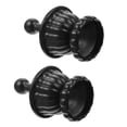 thumbnail image 3 of Minkissy Light Finial 2 Pack Simple Lampshade Knob for Decor Zinc Alloy Black Table Light Accessory Floor Lamp Finial, 3 of 8