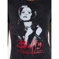 thumbnail image 4 of Buffy the Vampire Slayer Women’s Halloween Graphic Print Baby Tee, Sizes XXS–XXL, 4 of 5
