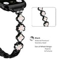 thumbnail image 3 of XIHAMA 14mm Clover & Mother-of-Pearl Watch Band for Women, Compatible with Apple Watch 38/40/41/42mm Series 1-10, Stainless Steel Metal Bracelet with Secure Clasp, 3 of 6
