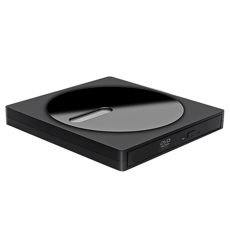 Black Plastic USB 3.0 Type C External CD DVD RW Optical Drive for Laptop External CD DVD Player ,Easy to Use