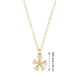thumbnail image 4 of Collar con colgante de flor y cadena con tarjeta de regalo para mujer, 4 of 8