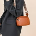 thumbnail image 2 of JUYGO Genuine Leather Crossbody Bag for Women, Shoulder Bag with Adjustable Wide Strap Casual Ladies Handbag, 2 of 9