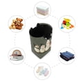 thumbnail image 7 of Yayeee Freestanding Laundry Hamper with Handle Collapsible Large Storage Basket for Clothes, Gray Snowmen, 7 of 7