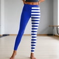 thumbnail image 2 of COMVALUE Women's and Plus Size Oh So Soft Knee & Full Length Leggings | Lots of Prints Blue Size XXL, 2 of 7