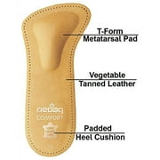 Pedag Comfort Leather Orthotic with Metatarsal Pad and Heel Cushion, Tan, US W9/EU 39