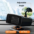 thumbnail image 5 of Electric Car Heater & Windshield Defroster,Portable Fast Heating 360° Rotatable Demister for Winter Use, Vehicle Heating Accessory Compatible with 48V/60V/72V Systems, 5 of 7