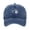 Navy, variant on Men's Baseball Caps Women's Hats Unisex Baseball Cap with Heart and Print Design Adjustable Washed Denim Hat for Outdoor Casual Sports