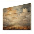 thumbnail image 2 of Designart "Clouds Prairies compositions V" Landscapes Print on Natural Pine Wood, 2 of 5