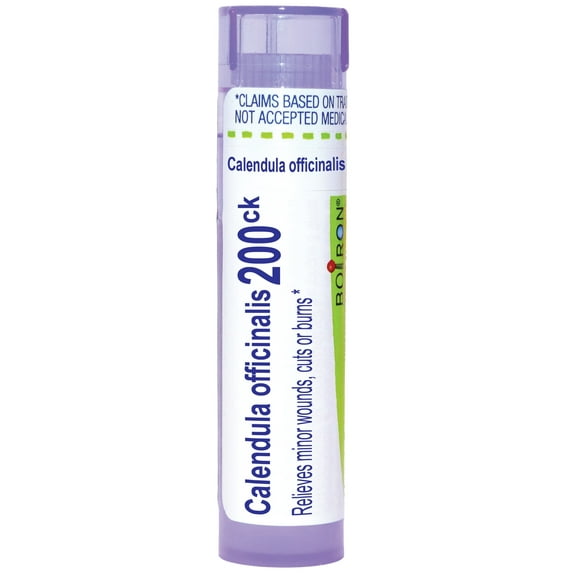 Boiron Calendula Officinalis 200CK, Homeopathic Medicine for Minor Wounds, Cuts Or Burns, 80 Pellets