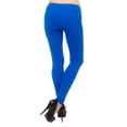 thumbnail image 3 of Vivian's Fashions Long Leggings - Cotton, Misses Size (Turquoise, M), 3 of 3