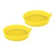 thumbnail image 3 of Posavasos para coche, antideslizante, a prueba de golpes, accesorios interiores Amarillo, 3 of 9
