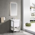 thumbnail image 2 of 20" Freestanding Bathroom Vanity with Sink - Glossy White, 2 of 6