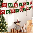 thumbnail image 5 of Christmas Party Banner Garland – Colorful Paper Letter Hanging Decoration with Santa, Snowman, Tree – Merry Christmas Garland for Home, Office, Classroom, Holiday Party, 5 of 5