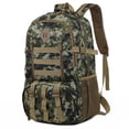 thumbnail image 2 of Mochila De Tela Oxford Construida Para Durar Capacidad Generosa Con Camuflaje Verde Militar 3 Para Acamp Y Caminar, 2 of 7