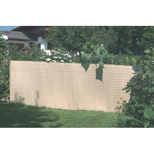 Boen Privacy Fence Netting Wheat Beige 12' x 50', w Woven Eyelets by Supplier Generic