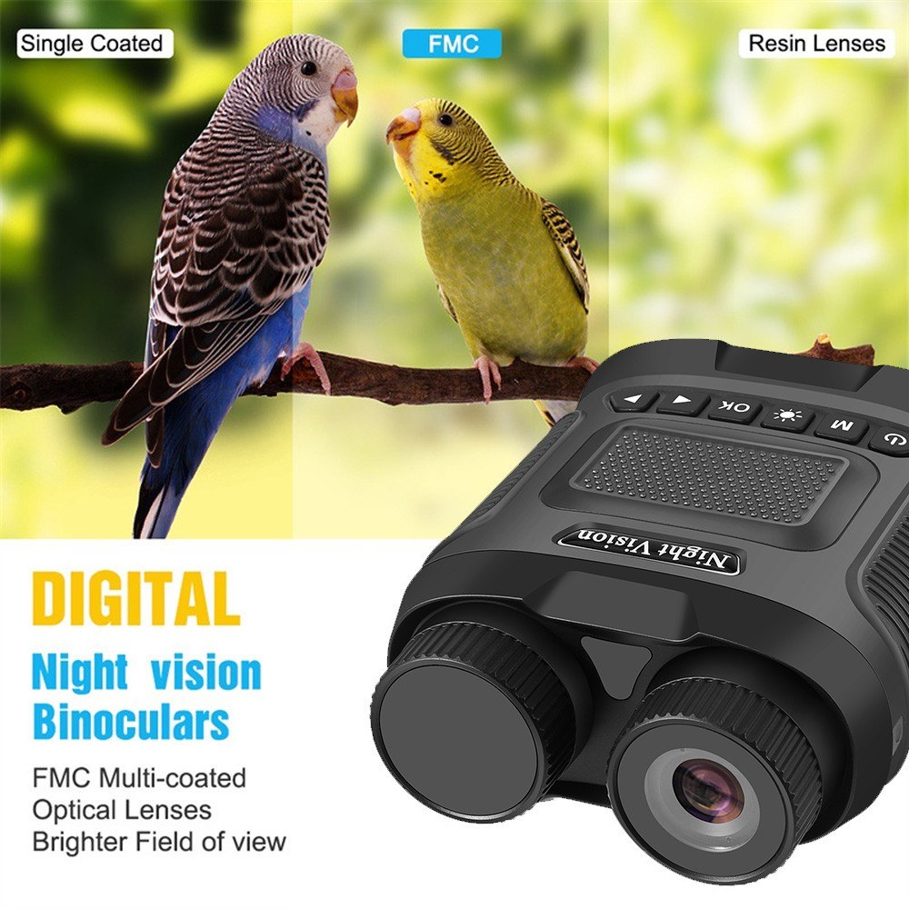 Infrared Night Vision Binoculars 2.5K UHD 40MP 8X Zoom 350m Range