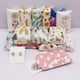 thumbnail image 5 of 10 cajas de almohada grandes hechas a mano de 8 x 5,5 x 2 cm con ventanas, caja de embalaje de regalo de Navidad feliz de color blanco/cuero, regalo de Navidad, 5 of 5