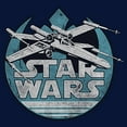 thumbnail image 2 of Boy's Star Wars: A New Hope X-Wing Fighter Logo  Graphic T-Shirt, 2 of 4