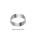 thumbnail image 2 of Toystoory Mousse Cake Ring Professional Shaping Molds Cookies Postre Círculo de malla de acero inoxidable Herramienta de molde para hornear Herramientas y accesorios para hornear 7cm, 2 of 6
