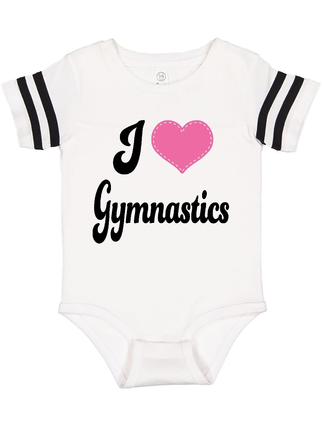 inktastic Gymnastics Love is Beaming Infant Creeper