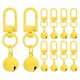 thumbnail image 1 of 20 PCS Campanas para Perros y Gatos, Campanas para Collares, Llavero Bonito, Jingle Fuerte para Accesorios de Mascotas, Manualidades de Navidad, Amarillo, 1 of 6