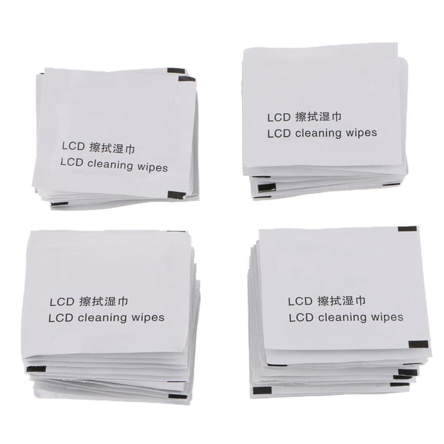 Paños De Limpieza Bolsitas Prehúmedas Paquete De 60 Pañuelos Para Limpiar Tableta, Computadora Portátil, TV, , Pantals LCD, Pantals, , Lentes, Teléfono Baoblaze Limpiador de lentes