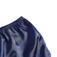 thumbnail image 4 of Women 4pcs Silk Satin Pajama Set Lace Trim Top Drawstring Shorts Belted Pajamas Outfit with Robe, 4 of 5